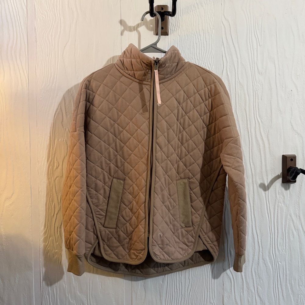 Avalanche Quilted Tan Jacket